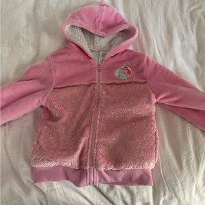 Fleece lined children’s princess zip up